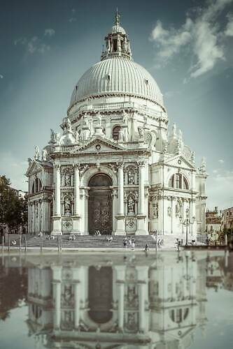 Bazilika Santa Maria della Salute v Benátkách v Itálii