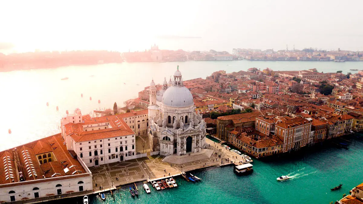 Bazilika Santa Maria della Salute v Benátkách v Itálii