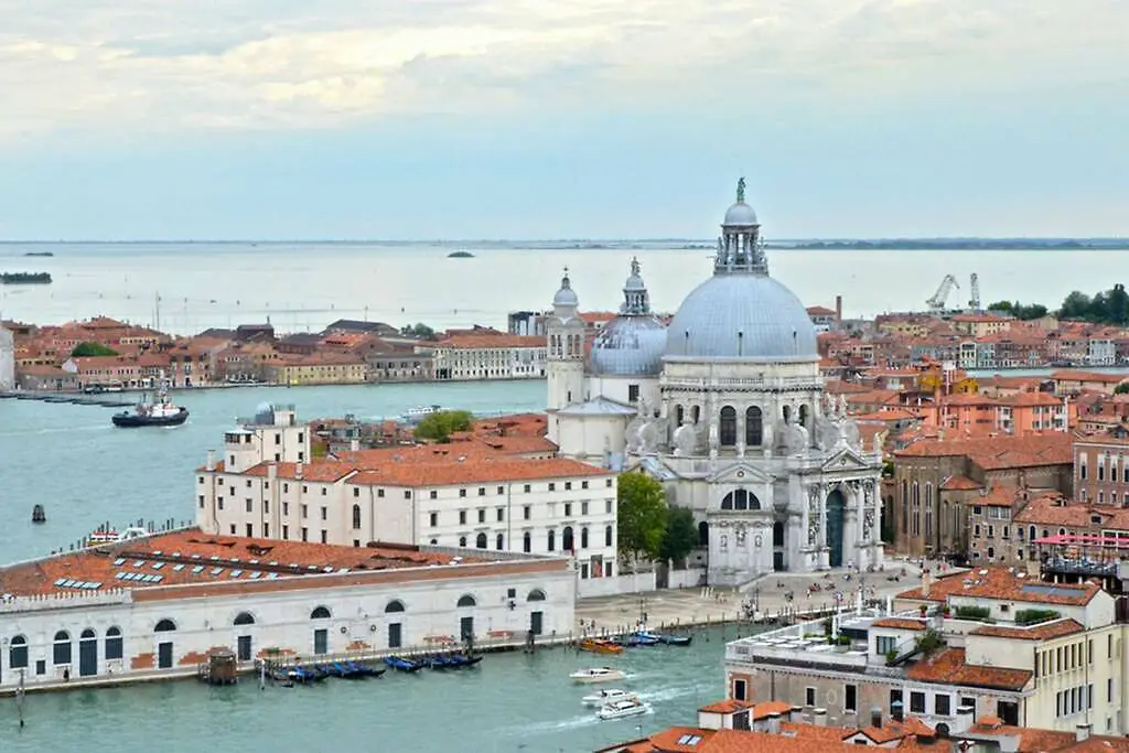 Bazilika Santa Maria della Salute v Benátkách v Itálii