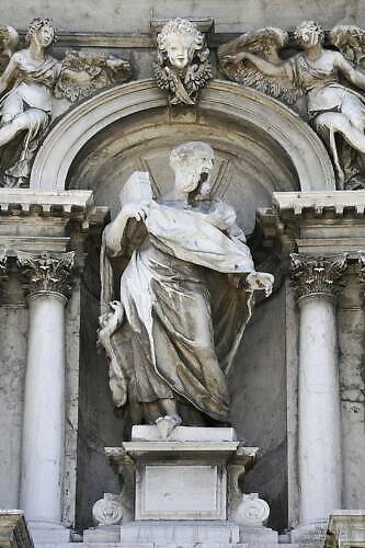 Bazilika Santa Maria della Salute v Benátkách v Itálii