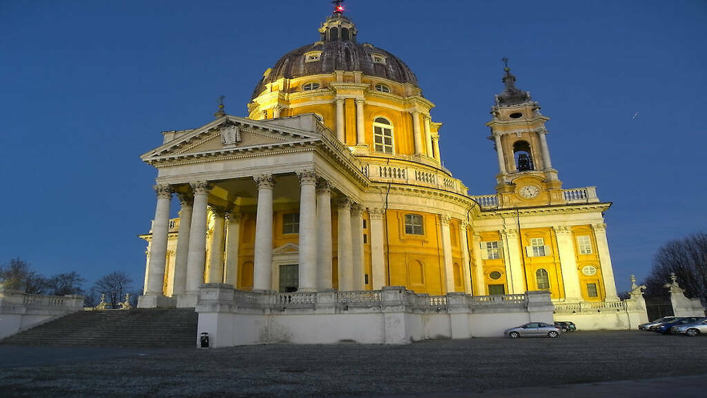Bazilika Superga v Turíně v Itálii