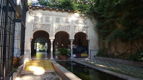 Zámecké zahrady Carmen de los Mártires v Granadě