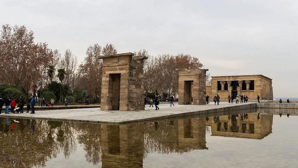 Chrám Debod (Templo de Debod) v Madridu