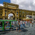 Náměstí Republiky ve Florencii (Piazza della Repubblica a Firenze)
